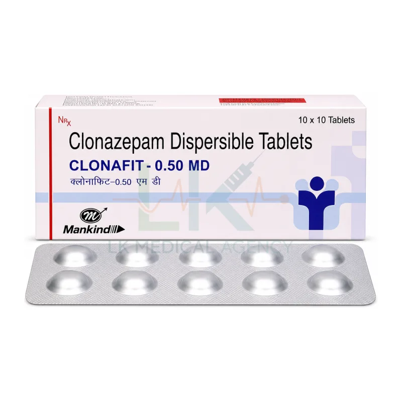 Clonafit 0.50 MD 10 tab