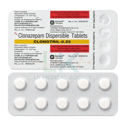 ClonoTril 0.25 15 tab
