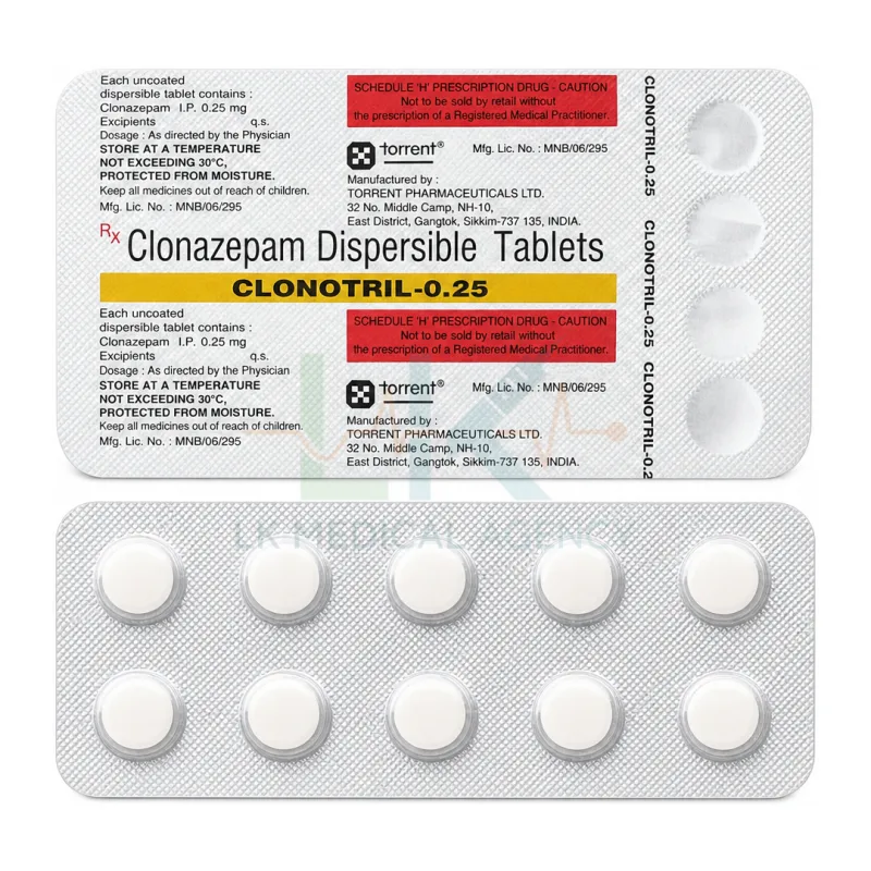 ClonoTril 0.25 15 tab