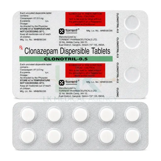 ClonoTril 0.5 15 tab