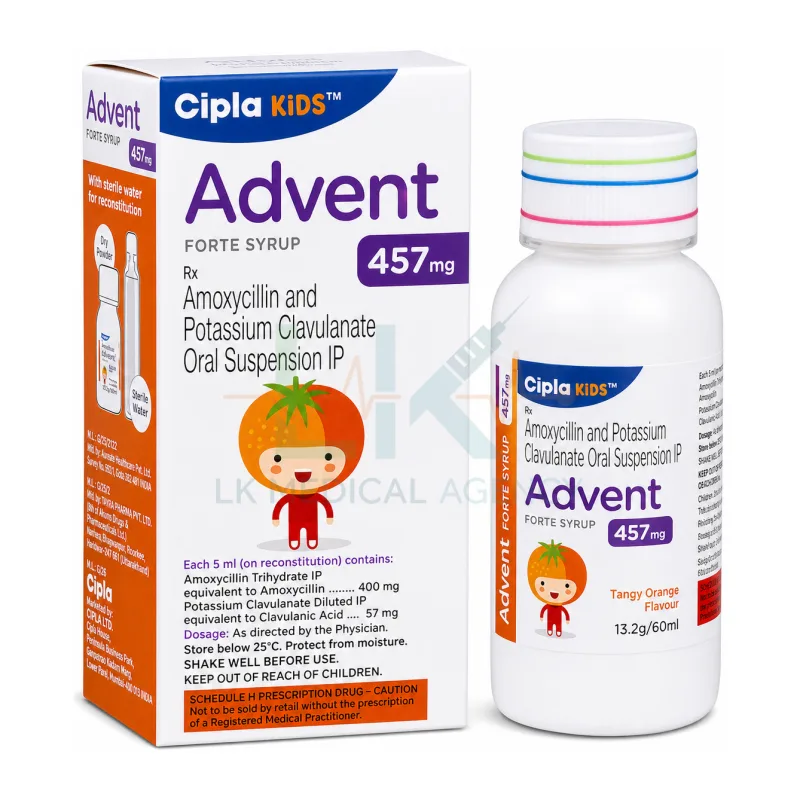 Advent Forte 457 mg Syrup 60 ml