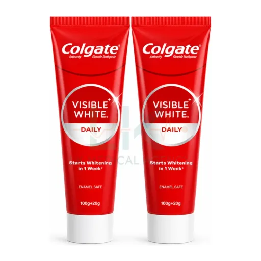 Colgate Visible White Daily Anticavity Toothpaste (Saver Pack) 200 g + 20 g