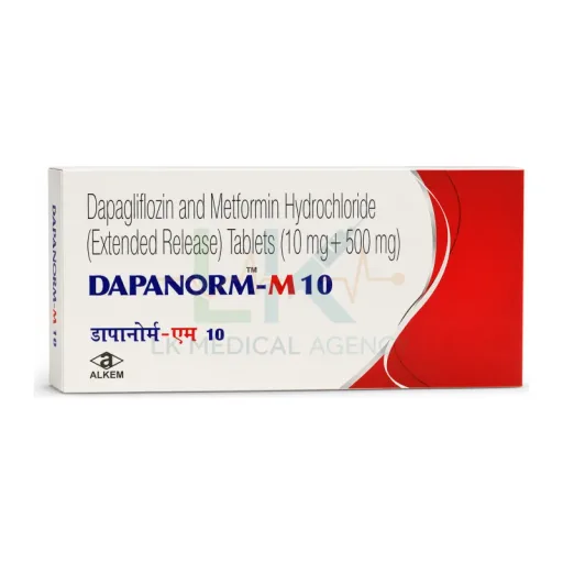 Dapanorm M 10 mg/500 mg Tablet (10 Tab)