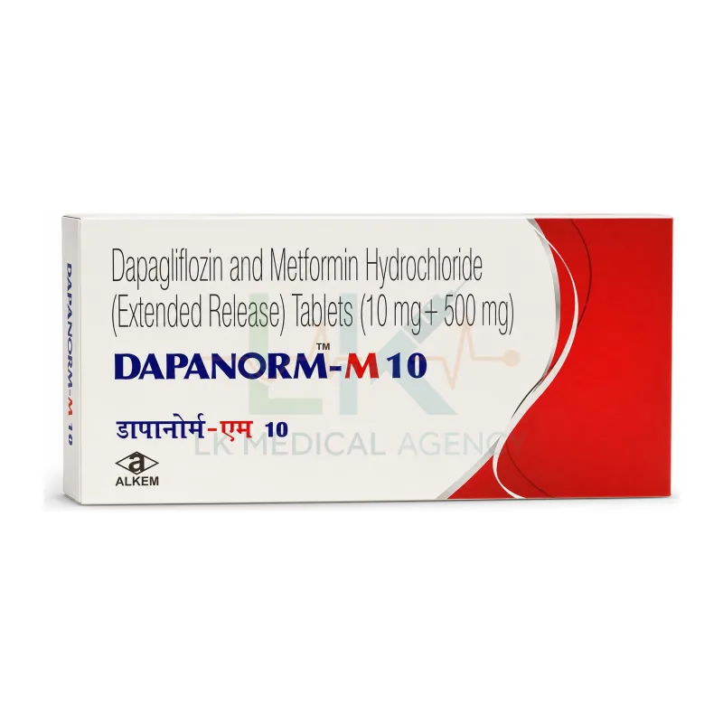 Dapanorm M 10 mg/500 mg Tablet (10 Tab)