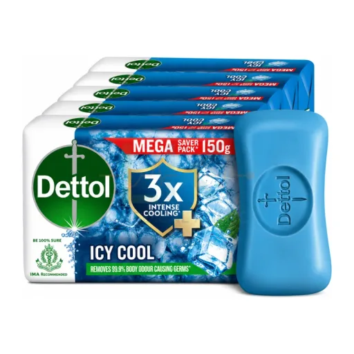 Dettol Icy Cool 150g (4 pack)