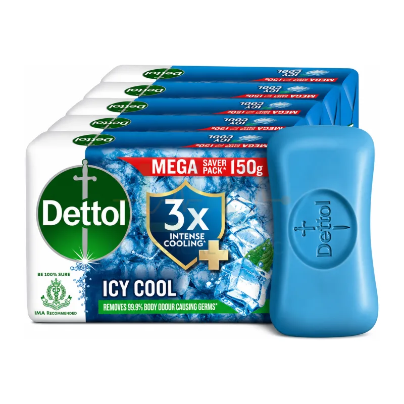 Dettol Icy Cool 150g (4 pack)