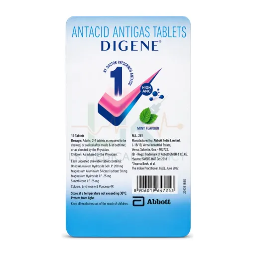Digene Mint 15 tab