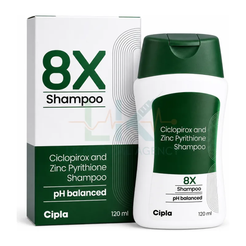 8X Shampoo 120 ml