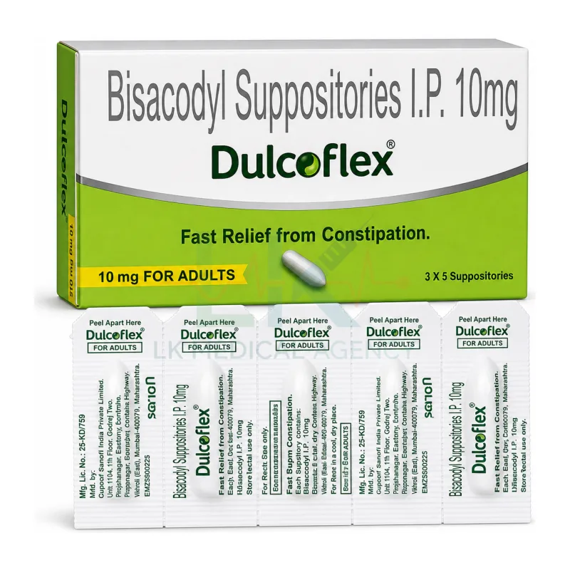 Dulcoflex Supp. Adults