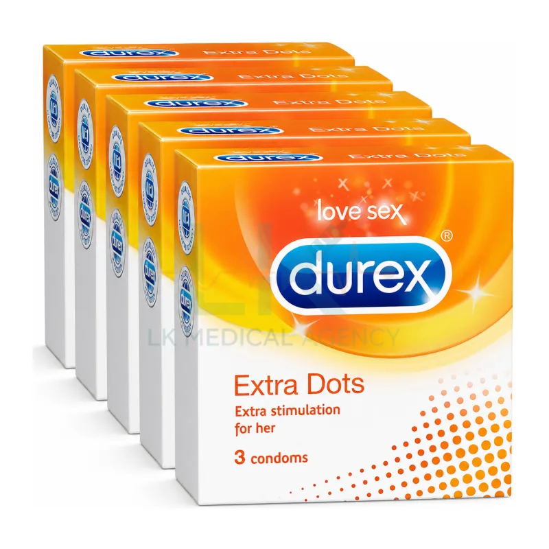 Durex Extra dots 3pc