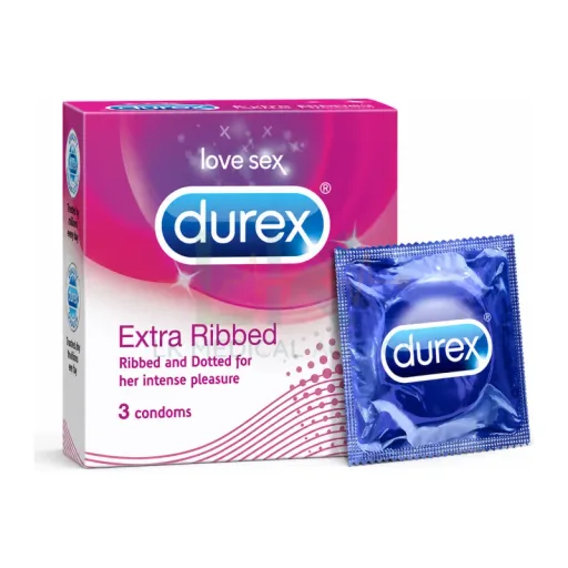 Durex Extra ribbed 3pc