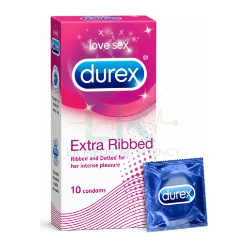 Durex Extra ribbed Condom 10pc