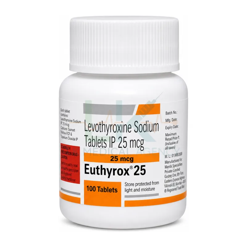 Euthyrox 25 mcg 100 tab