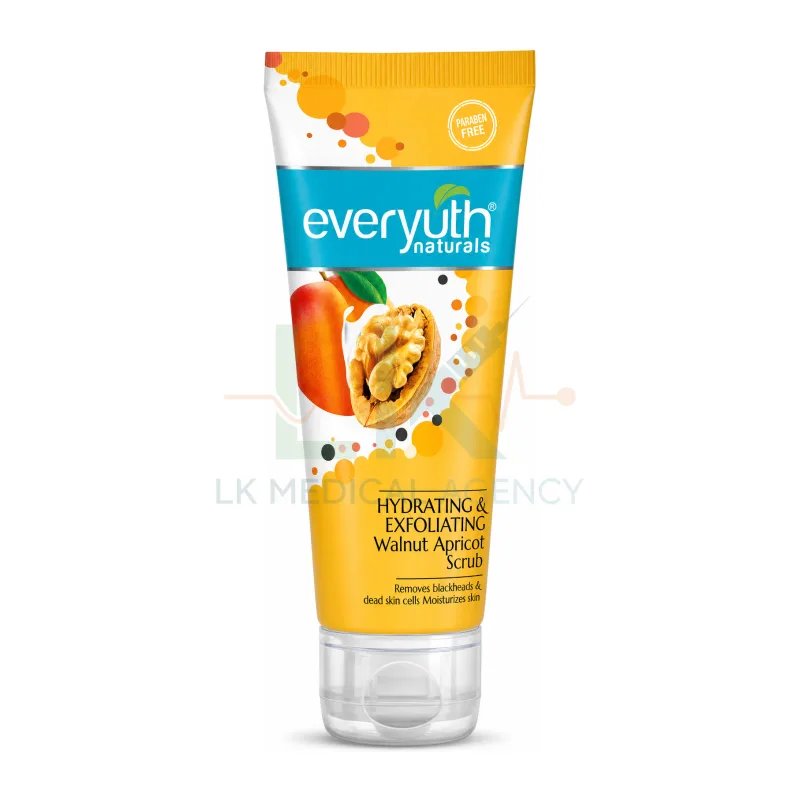 Everyuth Naturals Walnut Apricot  Scrub  100gm