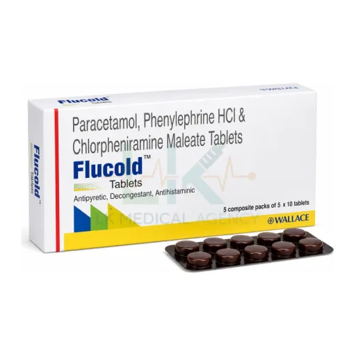 Flucold 10 tab