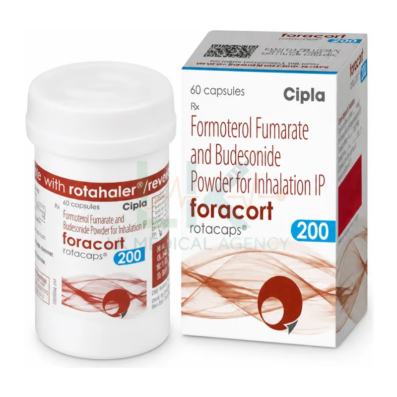 Foracort 200 Rotacap (60 Cap)
