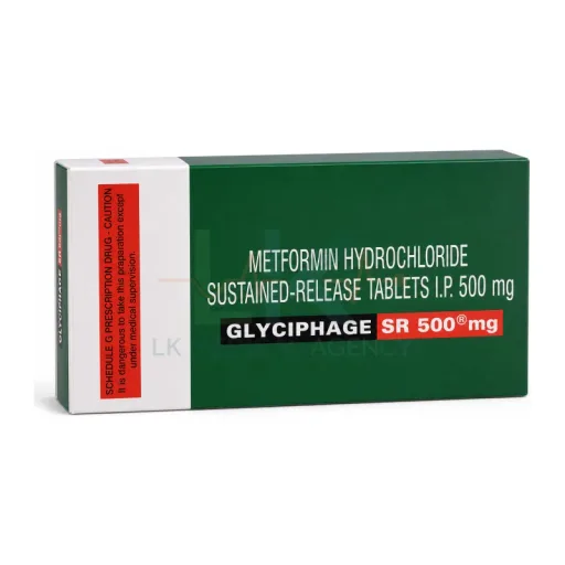 GLYCIPHAGE SR 500MG TAB