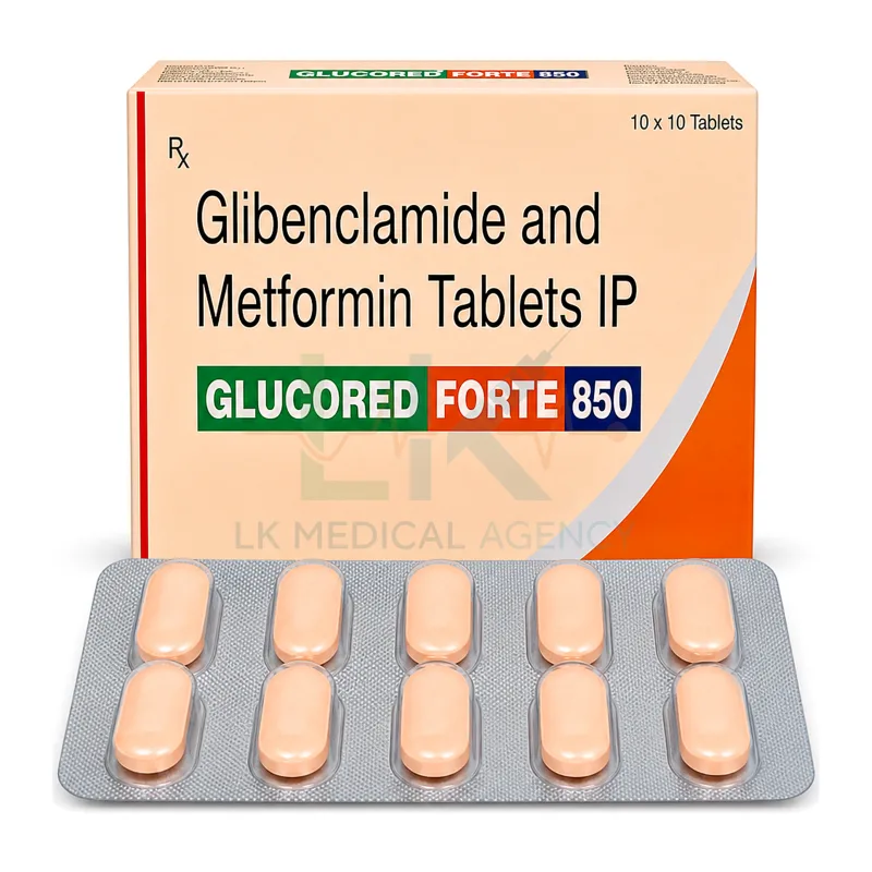 GlucoRed Forte 850 10 Tab