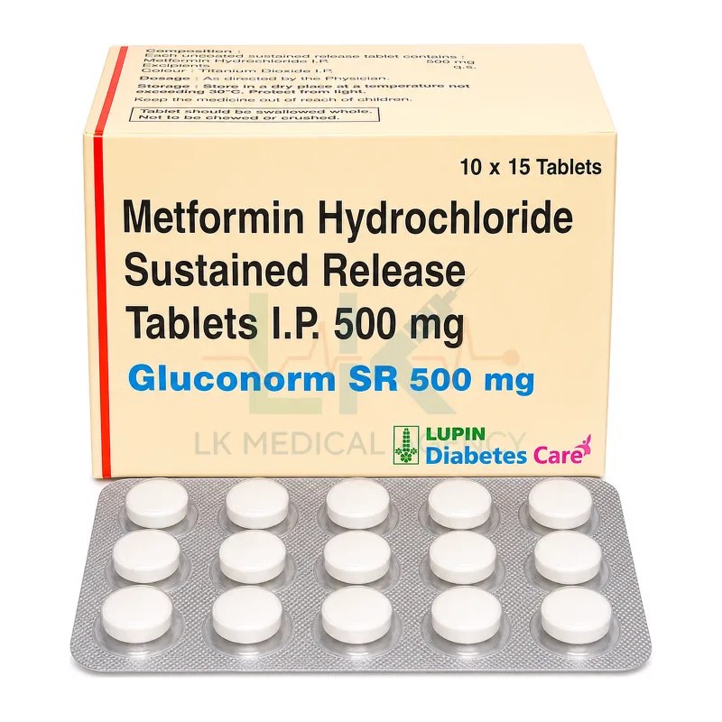 Gluconorm SR 500 15 tabs