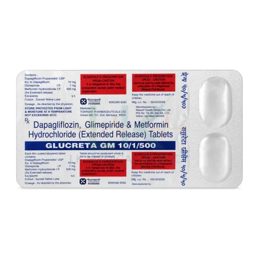 Glucreta GM 10/1/500