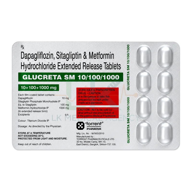 Glucreta SM 10/100/1000