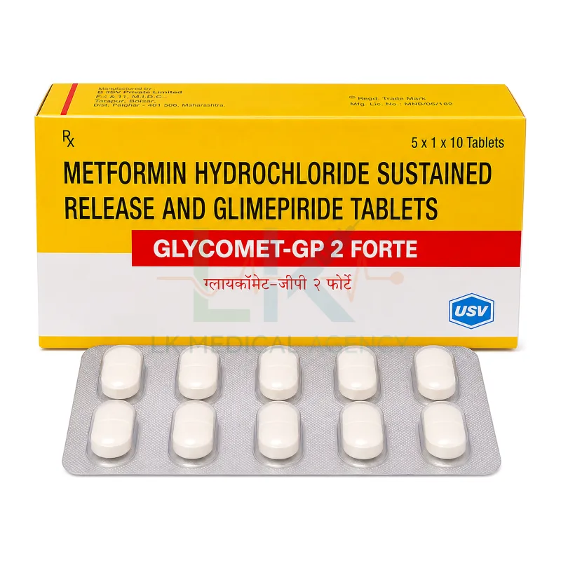 Glycomet GP 2 Forte 10 tab