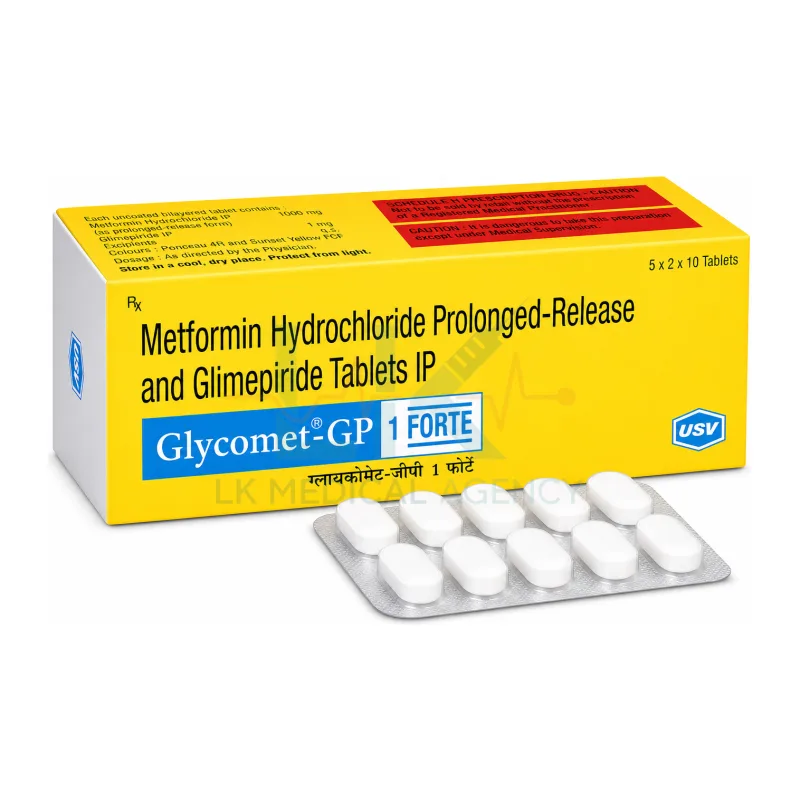 Glycomet GP 1 Forte 10 tab