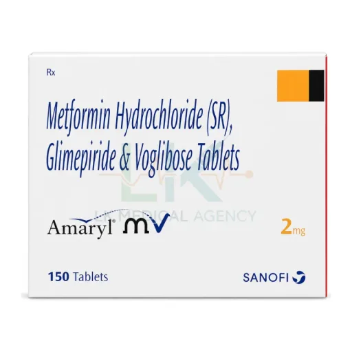 Amaryl MV 2 mg Tablet (15 Tab)