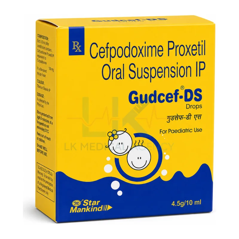 Gudcef DS 4.5 g/10 ml Drop