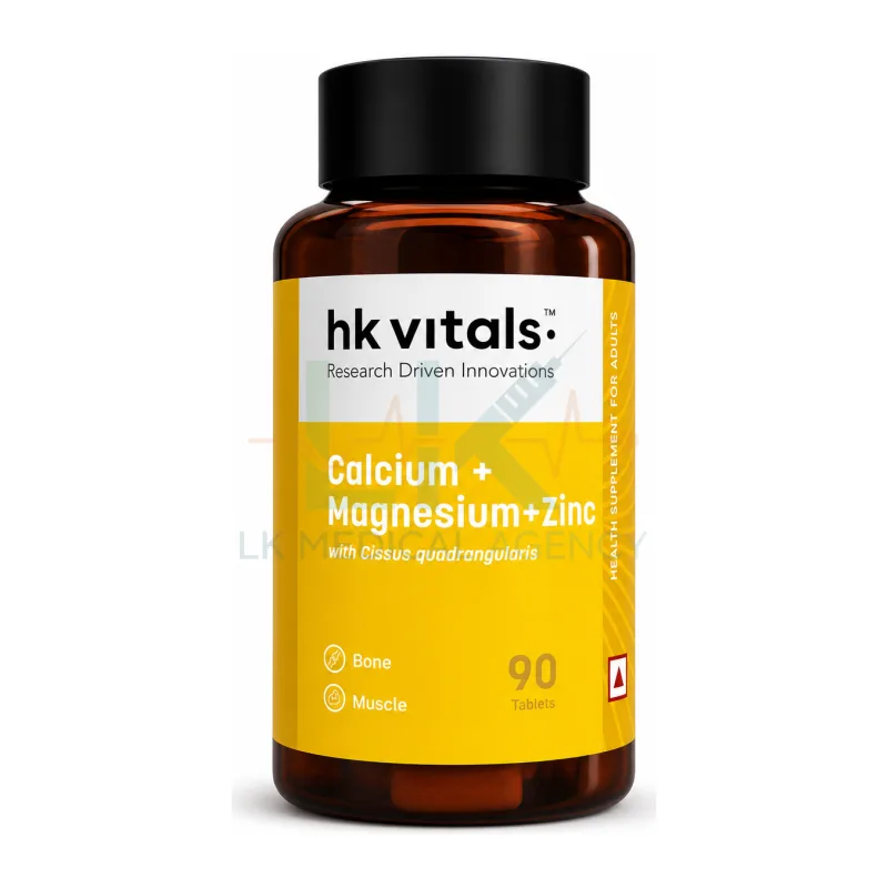 HK Vitals Calcium + Magnesium + Zinc 60 Tablets