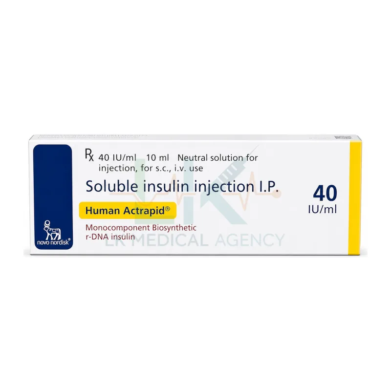 Human Actrapid 40 iu vial