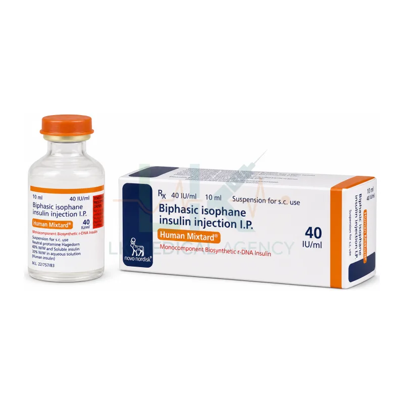 Human Mixtard 30/70 40iu vial
