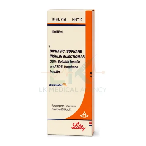 Huminsulin 30/70 100iu 10ml vial