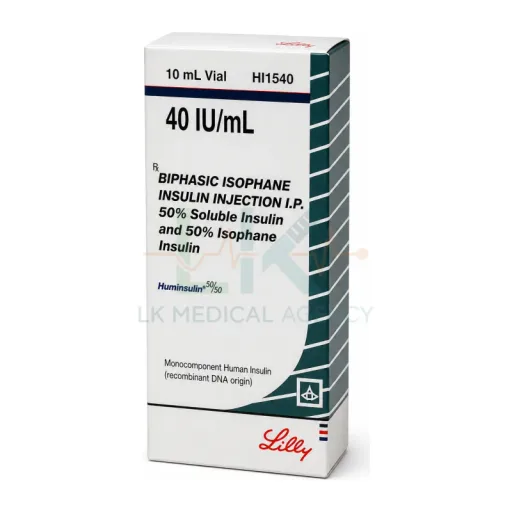 Huminsulin 50/50 40iu 10ml vial