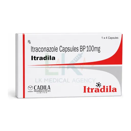Itradila 100 10 cap