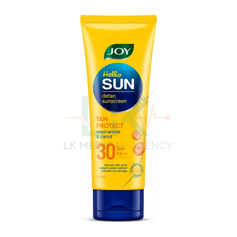 Joy Hello Sun Tan Protect SPF 30 PA++ Detan Sunscreen 120 ml