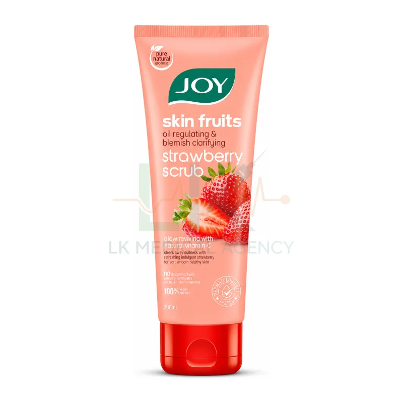 Joy Skin Fruits Oil Regulating & Blemish Clarifying Strawberry Scrub 200 ml