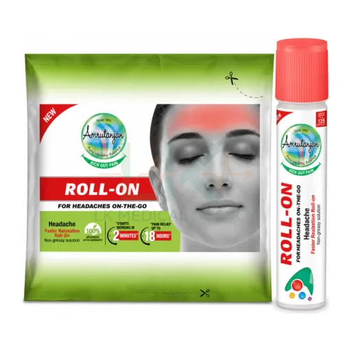 Amrutanjan Roll On + Back Solution 50 ml