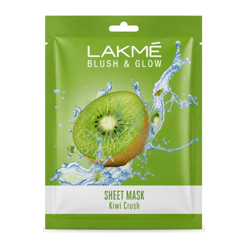 Lakme Blush & Glow Sheet Mask Kiwi Crush