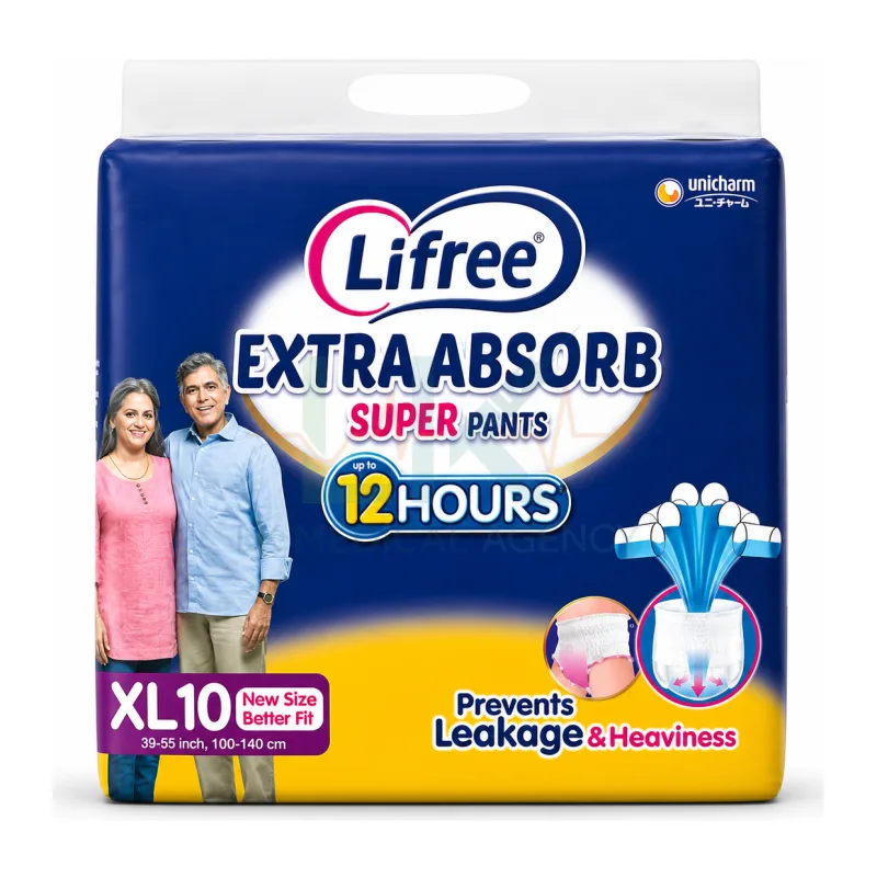 Lifree XL 10 Durable Absorb 12hour