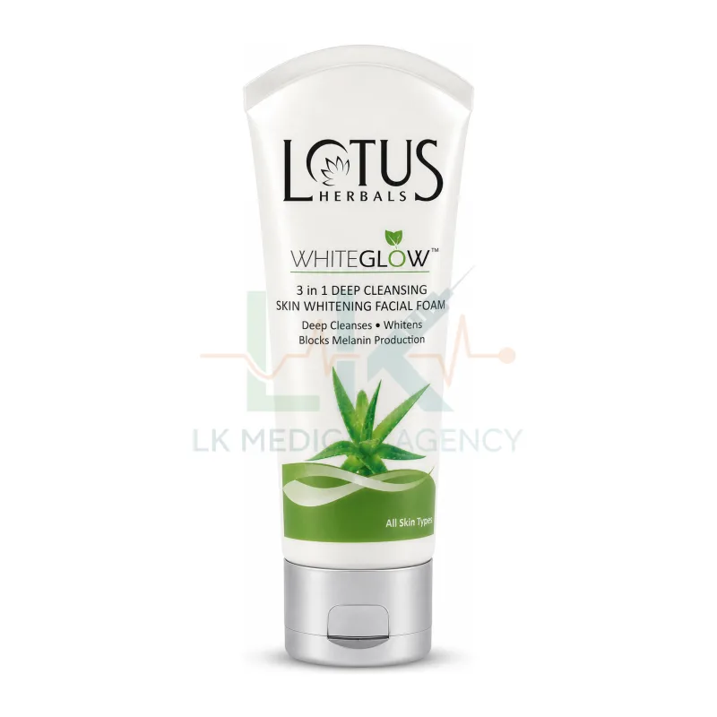 Lotus Herbal White Glow Face Wash 50g