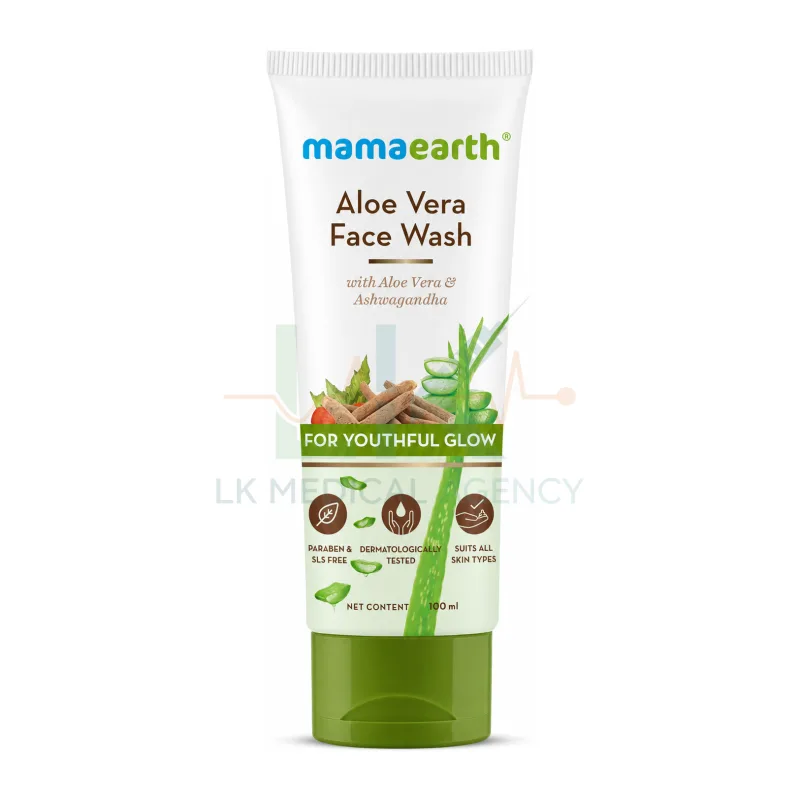 Mamaearth Aloe Vera Face Wash 100ml