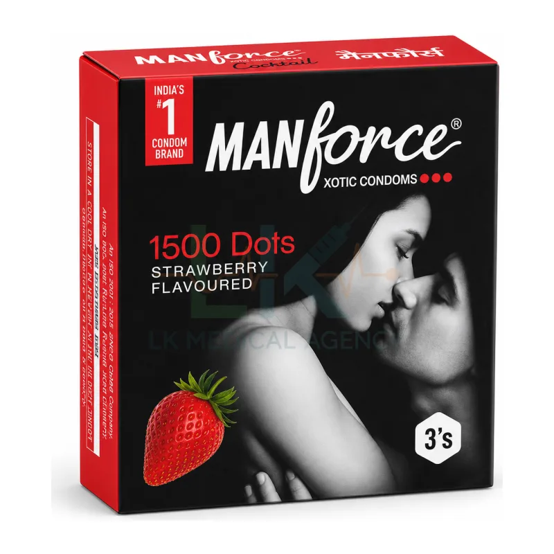 Manforce strawberry 3pc