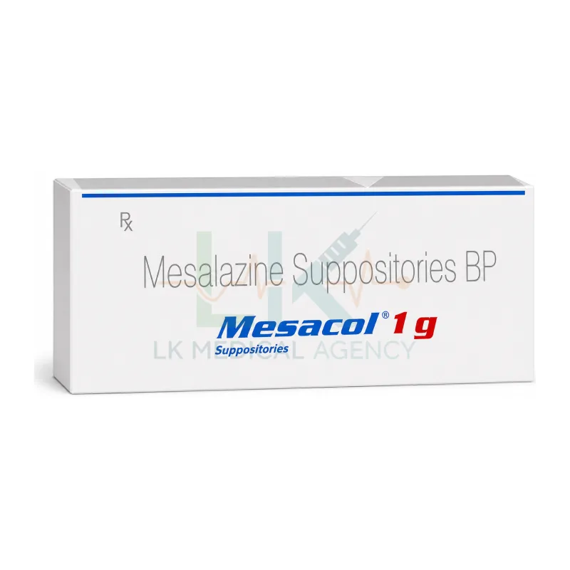 Mesacol 1 g Suppositories (7 Suppositories)