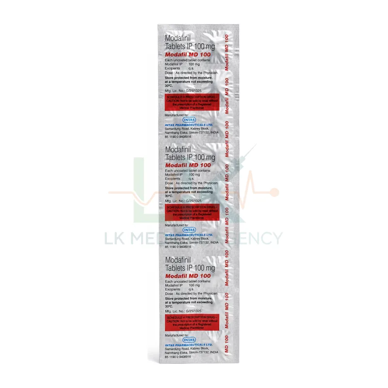 Modafil MD 100 10 tab