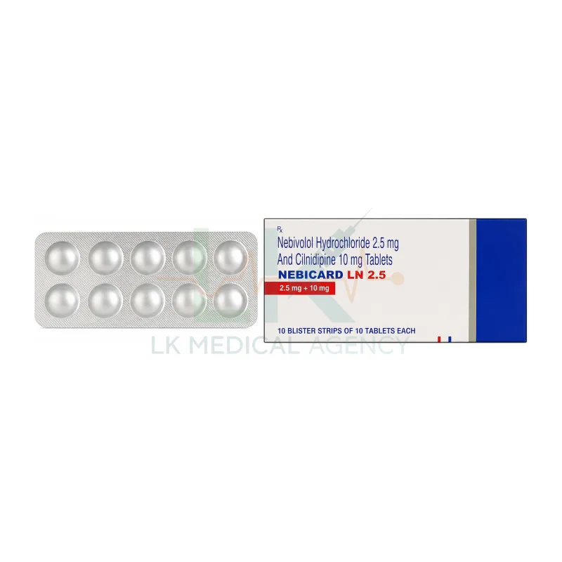 Nebicard LN 2.5 10 tab