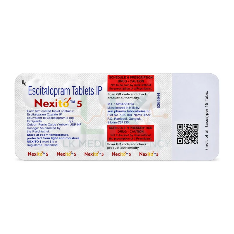 Nexito 5 15 tab