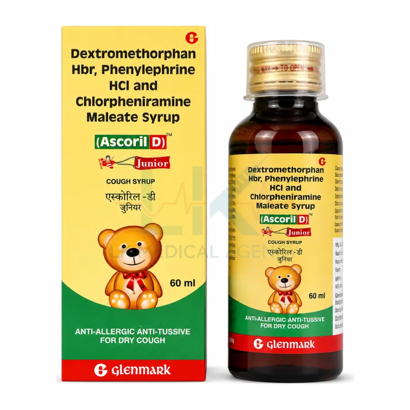 Ascoril D (Junior) Syrup 60 ml