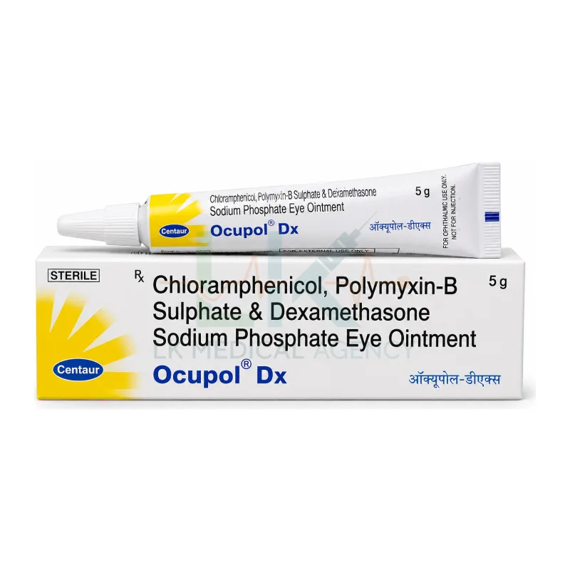 Ocupol DX Eye Ointment 5 gm