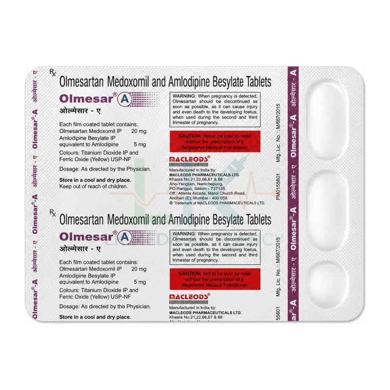 Olmesar A 15 Tab